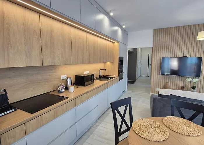 Apartment St Wojciech Hill Apartment, Free Parking, Air-conditioning, Self Check-in 24h